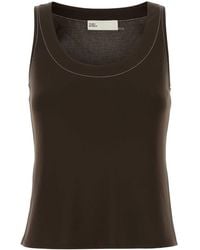 Tory Burch - Viscose Tank Top - Lyst