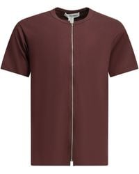 Comme des Garçons - Zipper Crew Neck T Shirt - Lyst