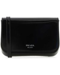 Prada - Leather Crossbody Bag - Lyst