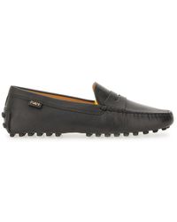 Tod's - Tod 's Leder "Gommino" Loafer - Lyst