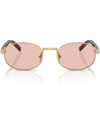 Prada - Zonnebril Prb53 S 5 Ak50 V Goud/roze Dames - Lyst