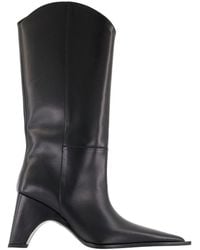 Coperni - Schwarze Leder-Cowboystiefel - Lyst