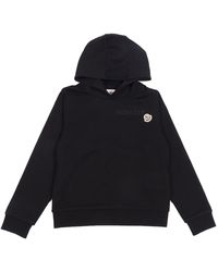 Moncler - Zwarte Hoodie Trui - Lyst