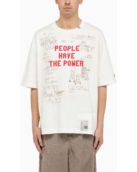 Maison Mihara Yasuhiro - Oversize T-Shirt With Print - Lyst