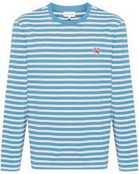 Maison Kitsuné - Katoenen T-Shirt - Lyst