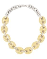 Rabanne - X collar de ocho cuellos paco oro/metal de plata - Lyst