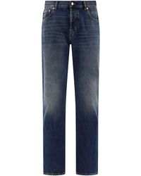 Alexander McQueen - Alexander Mc Queen Jeans With Logo Detail - Lyst