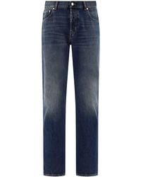 McQueen - Jeans Met Logodetail - Lyst