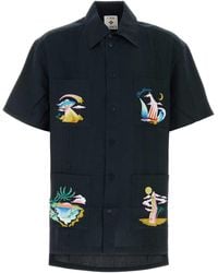 CASABLANCA - Embroidered Shirt - Lyst