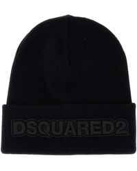 DSquared² - Ribbed Knit Beanie - Lyst