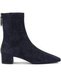 Aquazzura - "Saint Honoré 35Mm" Ankle Boots With Zipper - Lyst