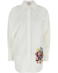 Loewe - Relaxed Embellished Shirt - Lyst