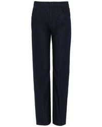 Aspesi - Cotton Straight-Leg Jeans - Lyst