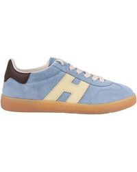 Hogan - Low-Top Light Sneakers With Amber Rubber Sole - Lyst