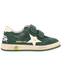 Golden Goose - Sneakers Ball Star Strap Suede Upper Vamp Tongue And Spur Leather Star And Heel Dark/Cream - Lyst