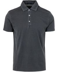 Fay - T-Shirts und Polos Anthrazit - Lyst