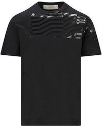 Golden Goose - Textured T-Shirt - Lyst