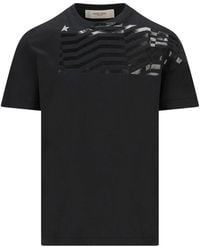 Golden Goose - Bedrucktes Baumwoll-T-Shirt von - Lyst