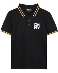 DKNY - Short-Sleeved Polo Shirt - Lyst