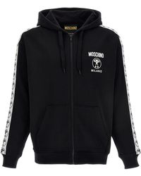 Moschino - Doble marca de interrogación sudadera con capucha - Lyst