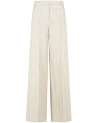 Max Mara - 'Ginnico' Linen Pants - Lyst