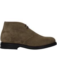 Church's - Église's Ryder bottes hommes en daim marron / boue - Lyst