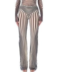 Jean Paul Gaultier - Re-Edition Body Morphing Tulle Pants - Lyst