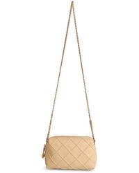 Tory Burch - 'Fleming' Mini Crossbody Bag in Creme Lear - Lyst