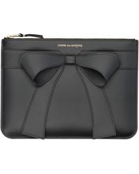 Comme des Garçons - Big Bow Leather Pouch - Lyst
