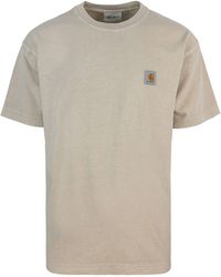Carhartt - T -Shirt Nelson Fleur de Sel - Lyst