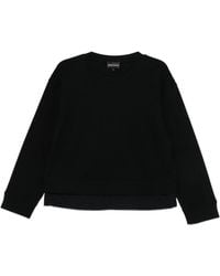 Emporio Armani - Logo Cotton Sweatshirt - Lyst