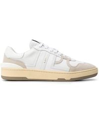Lanvin - Sneakers bianche imbottite con lacci multicolore - Lyst