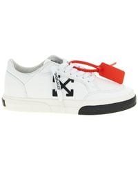 Off-White c/o Virgil Abloh - Aus weißer 'neuer niedriger vulkanisierter Leder' Sneaker - Lyst