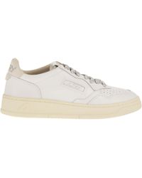 Autry - Medalist niedrige Ledersneaker - Lyst