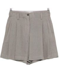 Brunello Cucinelli - Linen Shorts - Lyst