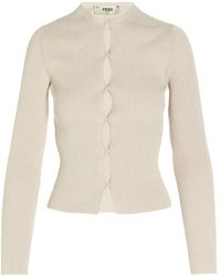 Fendi - Cotton Cardigan - Lyst