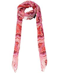 Etro - Foulard Frau Seidenrosa - Lyst