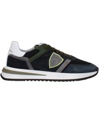 Philippe Model - Sneakers Tropez 2.1 Mens Suede Blauw/donkerblauw - Lyst