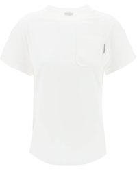 Brunello Cucinelli - Boxy Crewneck T -shirt - Lyst