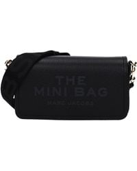 Marc Jacobs - Schoudertassen De Mini -tas Dames Leer Zwart - Lyst