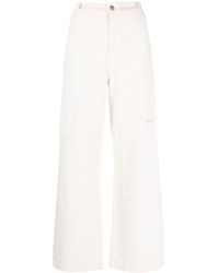 P.A.R.O.S.H. - Pantalones De Talle Alto Con Múltiples Bolsillos - Lyst