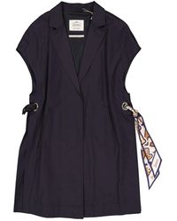 Herno - Abrigo largo sin mangas - Lyst
