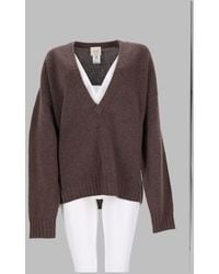 Alysi - Merino Wool & Cashmere Sweater - Lyst