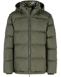 Burberry - 'Bideford' Polyester Down Jacket With Detachable Sleeves - Lyst
