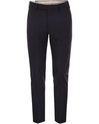 PT Torino - Dieci Stretch Virgin Wool Trousers - Lyst