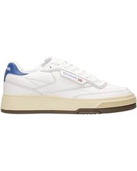 Reebok - Baskets Blanc + Bleu Clair - Lyst