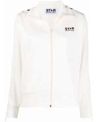 Golden Goose - Zipped Track Jacket With Star Motifs - Lyst