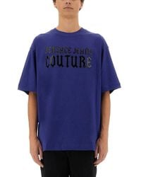 Versace Jeans Couture - Gothic Logo T-Shirt - Lyst