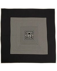 TOTEME - Schal Mit Geometrischem Print - Lyst