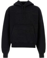Burberry - Cotton Blend Sweatshirt - Lyst